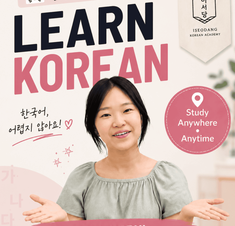 Recorded iSeodang Korean lesson available for replay on demand
